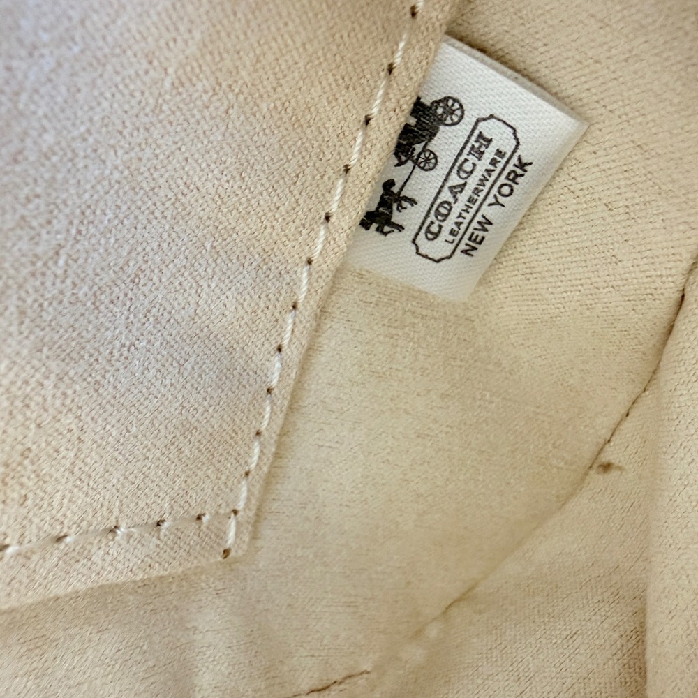 Coach Teri Shoulder Bag in Signature Canvas Beige Tan - Picture 6 of 16